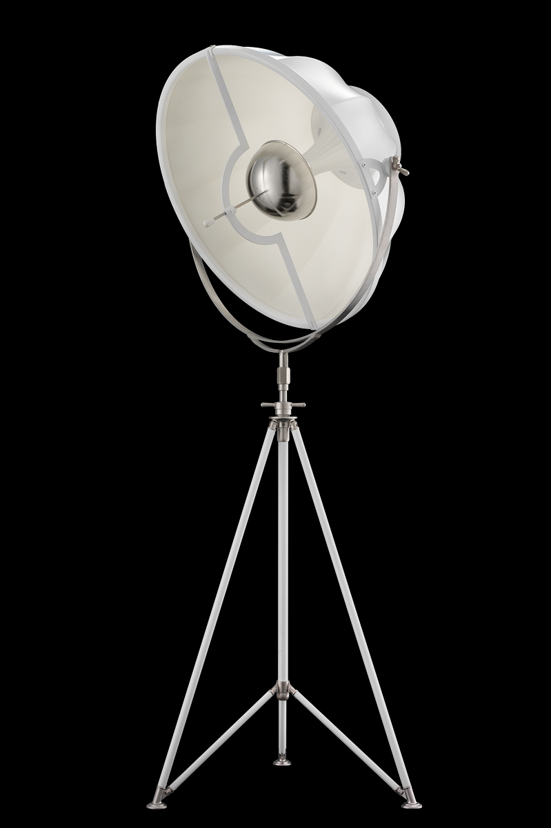 Fortuny Studio 76 floor white lamp