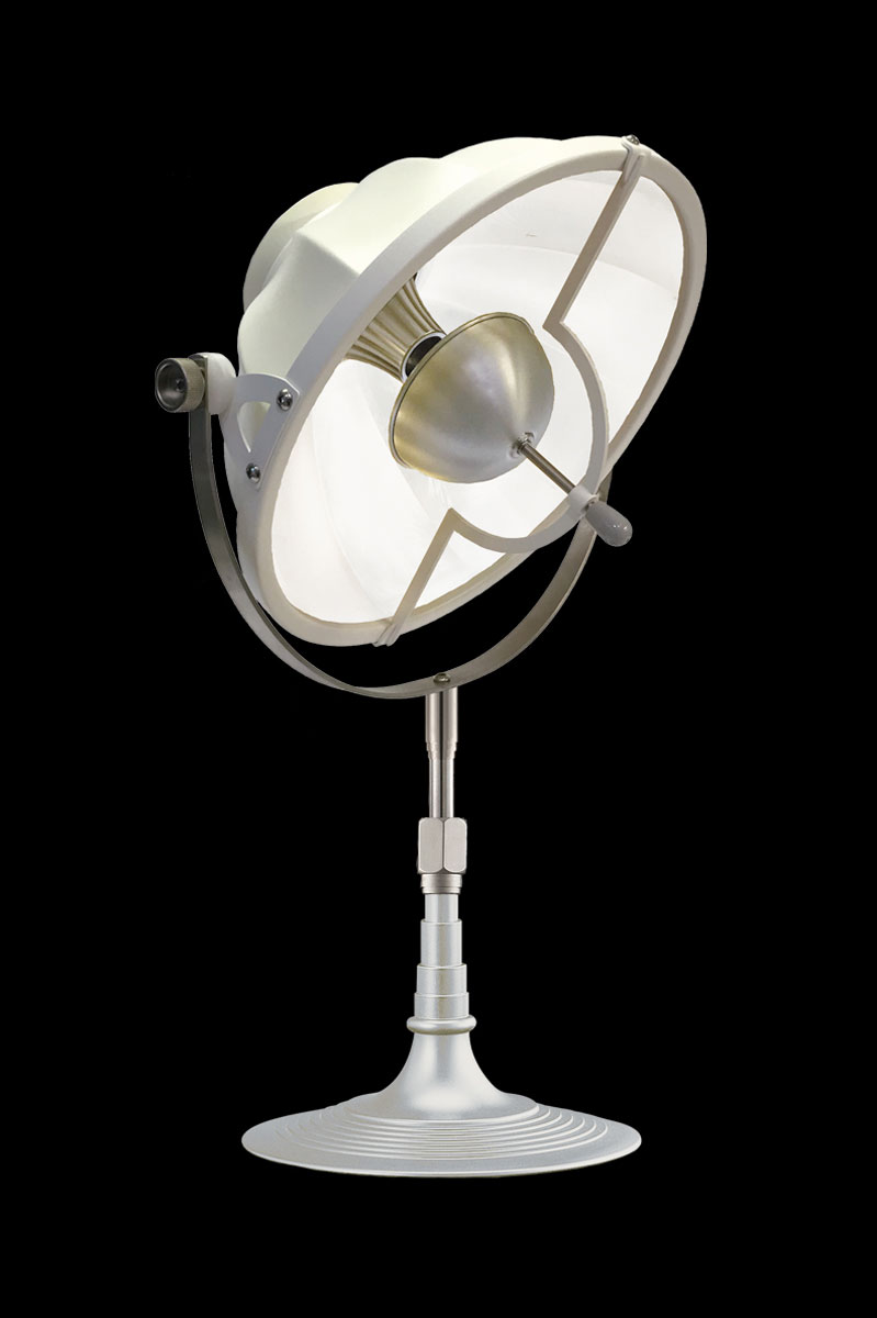 Lámpara de mesa Fortuny Armilla 32 blanca