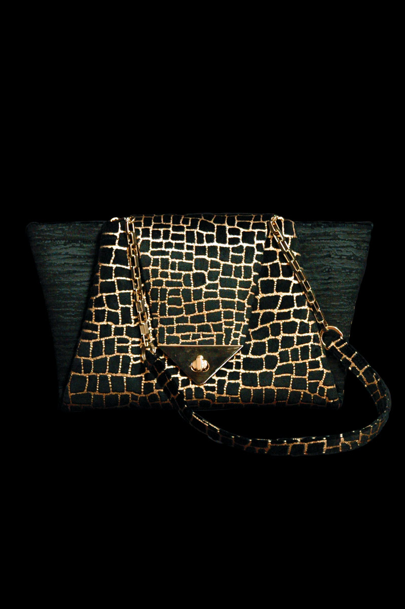 Bolso Fortuny Alexandra de terciopelo
