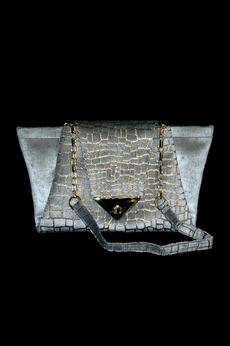 Bolso Fortuny Alexandra de terciopelo
