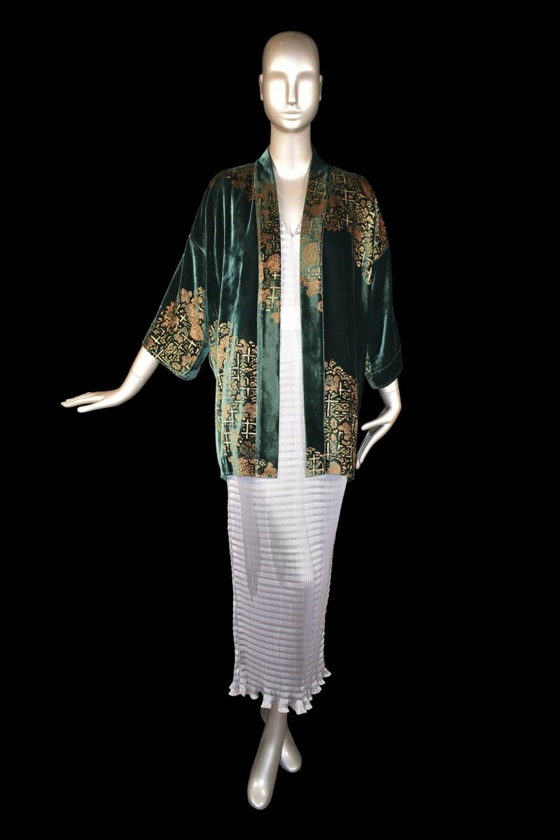 Fortuny printed velvet kimono
