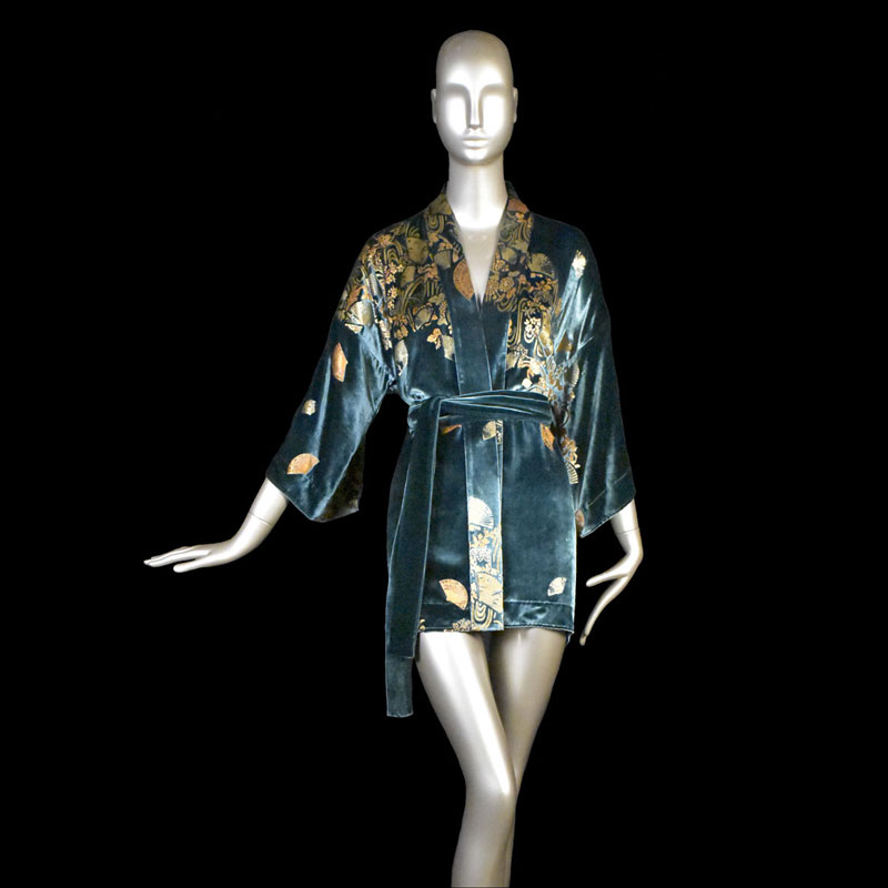 Kimonos Casanova de terciopelo estampados