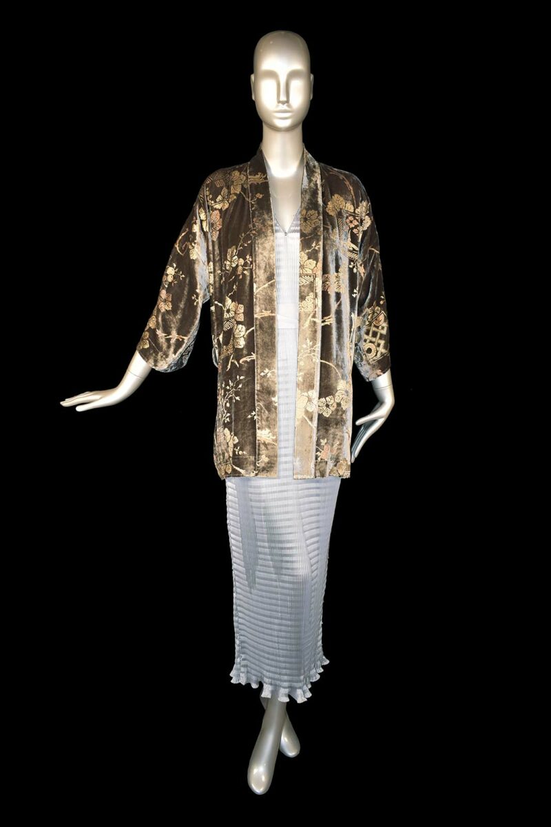 Fortuny printed velvet kimono