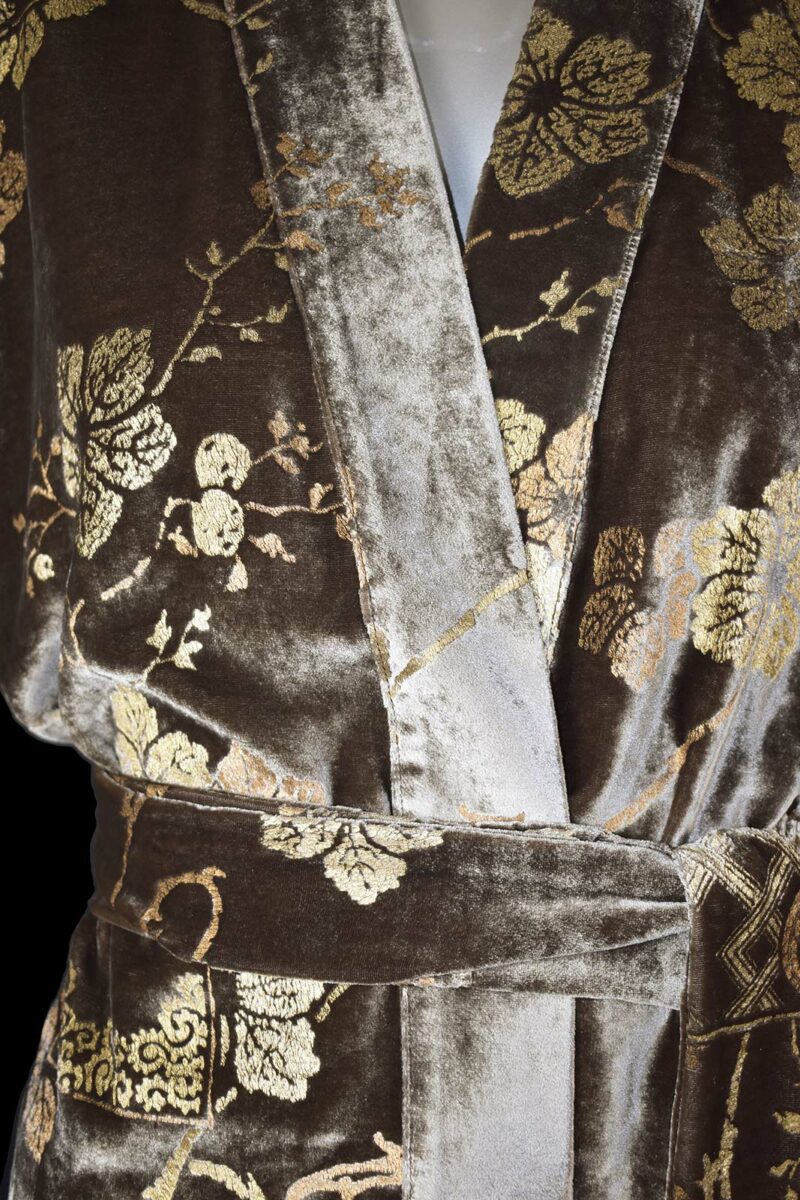Fortuny printed velvet kimono