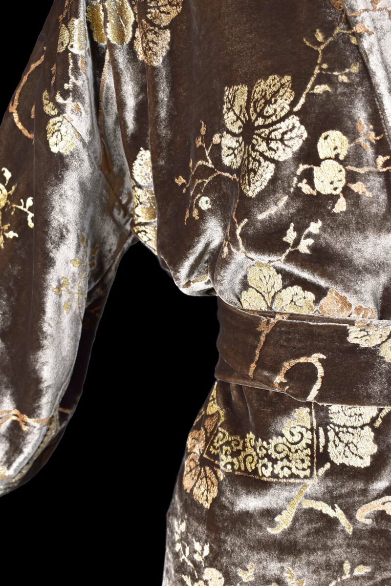 Fortuny printed velvet kimono