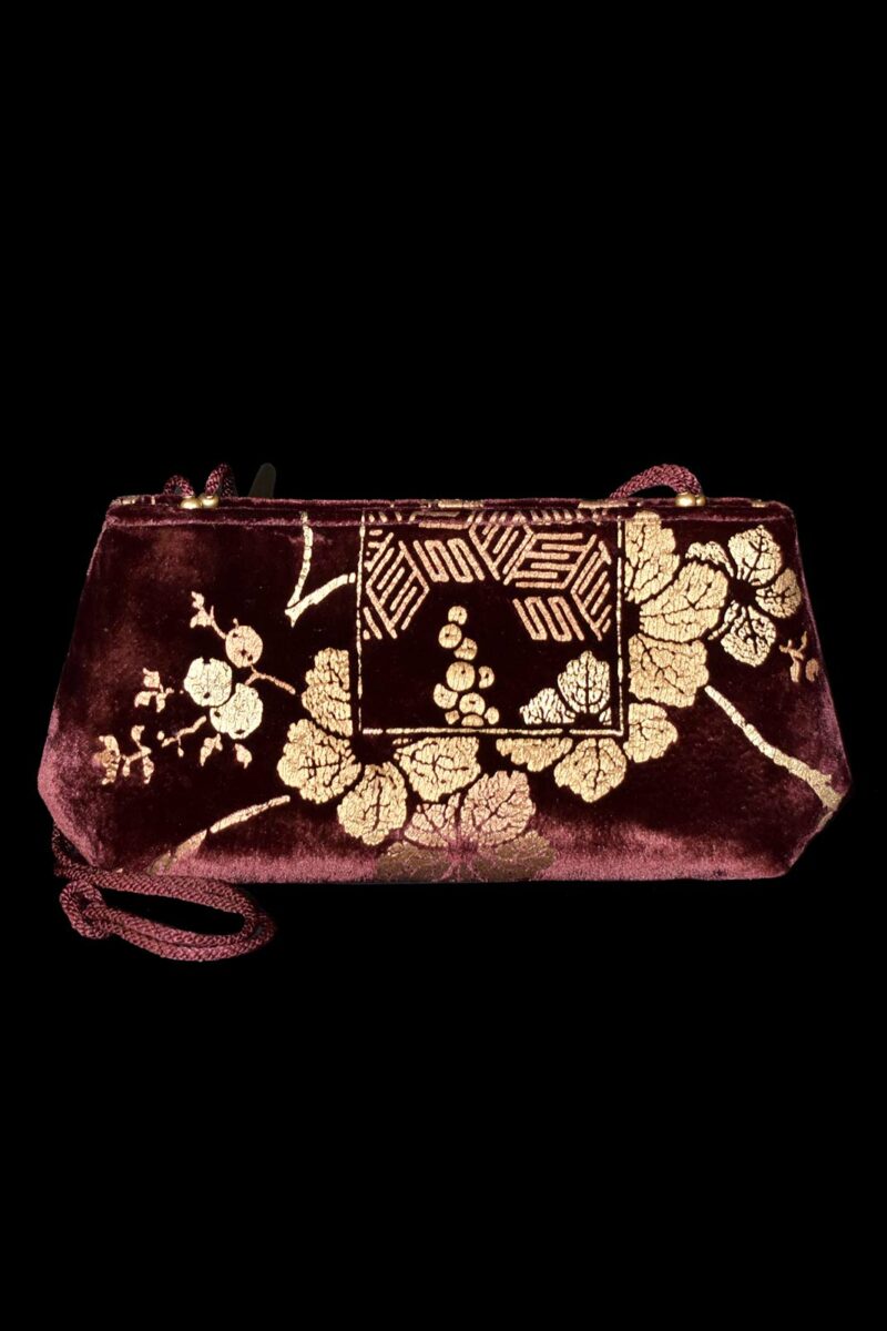 Fortuny Baguette velvet pochette bag