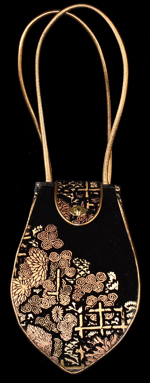 Fortuny Moretta velvet handbag