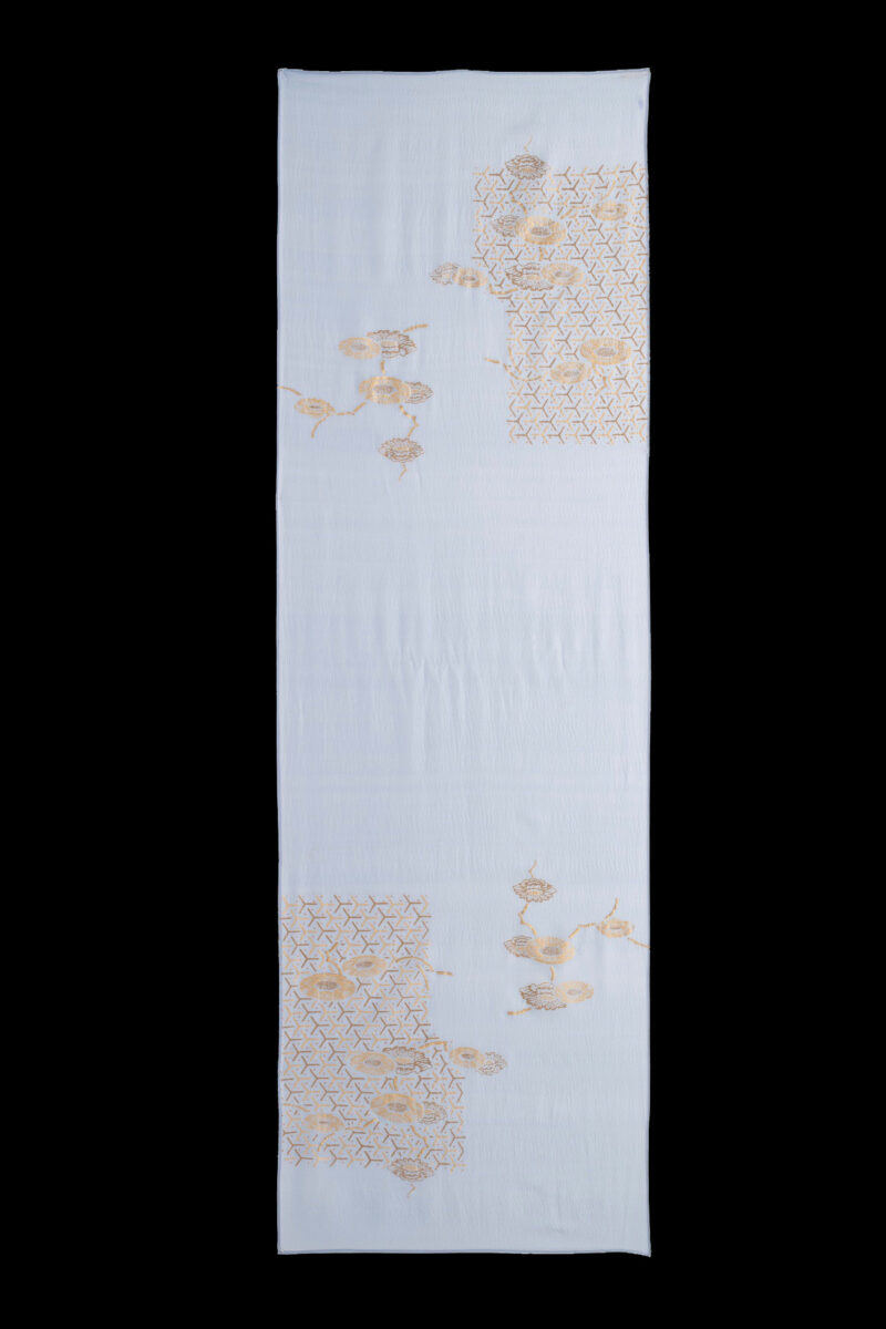 Fular en Crepé Georgette | Japan Azul pervinca