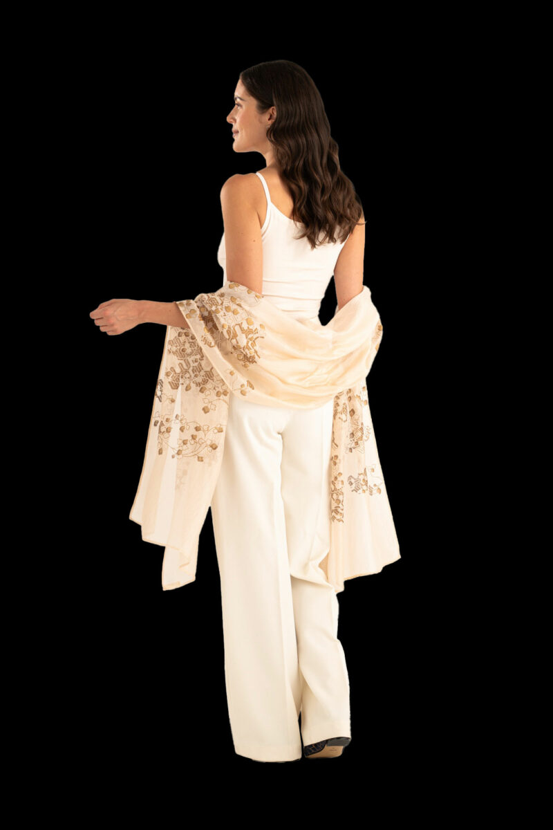 Fular en Crepé Georgette | Ramage Melocotón